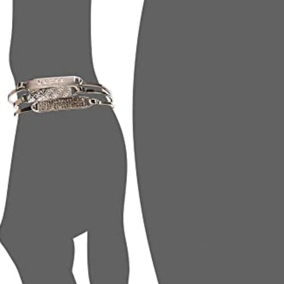Guess 3 Piece Tension Id Bangle Bracelet